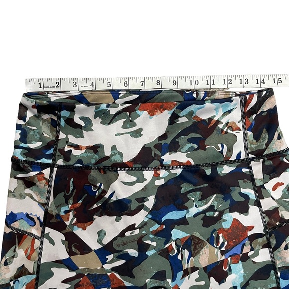 Free People Intimates Guinevere  camo 7/8 leggings large. - Picture 3 of 7